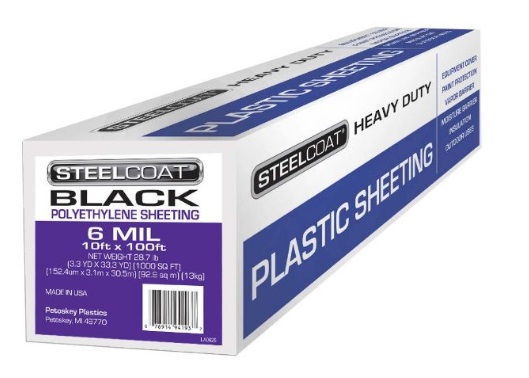 Steelcoat® Low Density Plastic Sheeting - Plastic Sheeting & Tape
